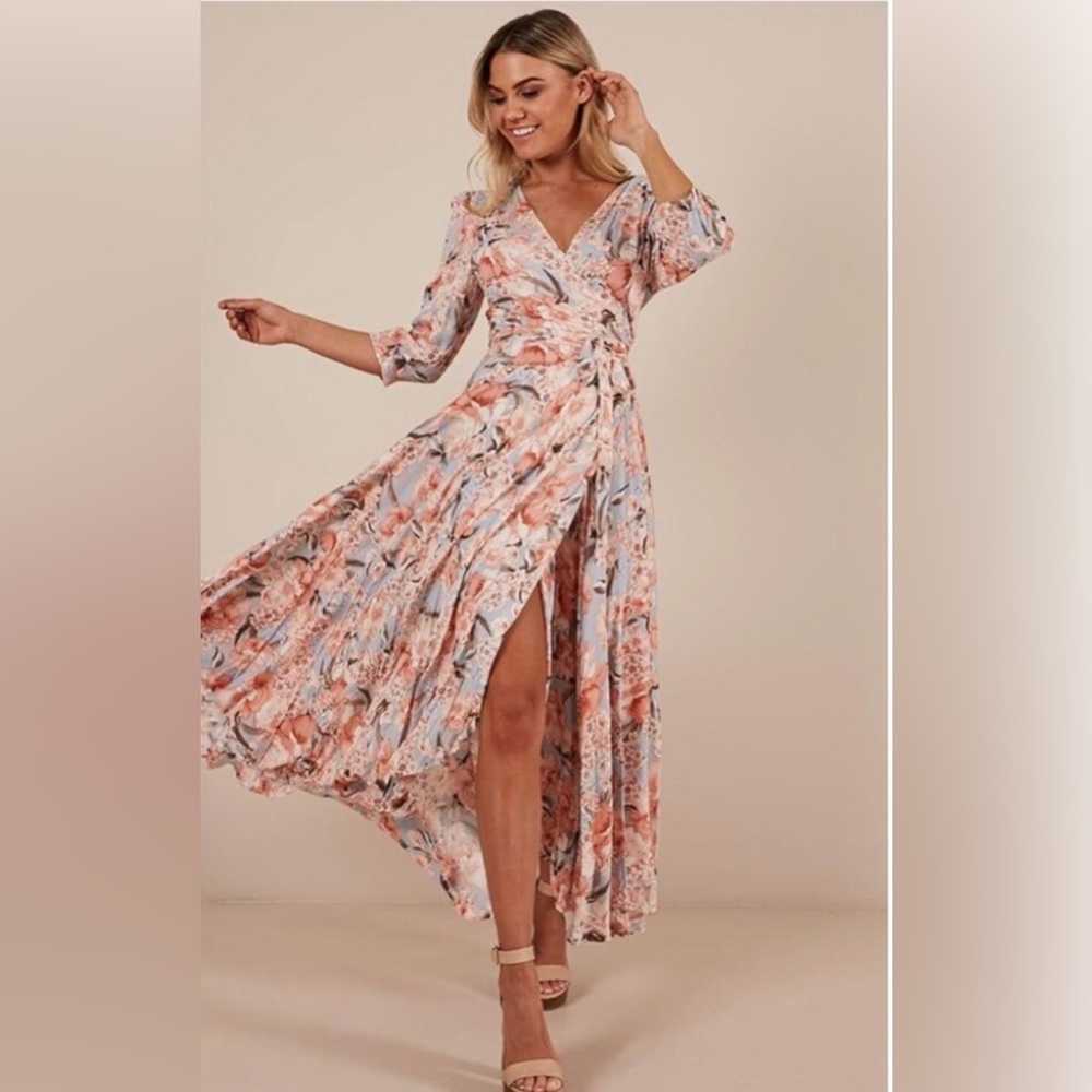 NWT JAASE Floral Wrap Dress Size M Anthropologie